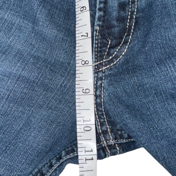 Silver Jeans Co Eddie Jeans Men’s Size 34X34 Blue Relaxed Tapered Cut Dark Wash - Picture 10 of 12